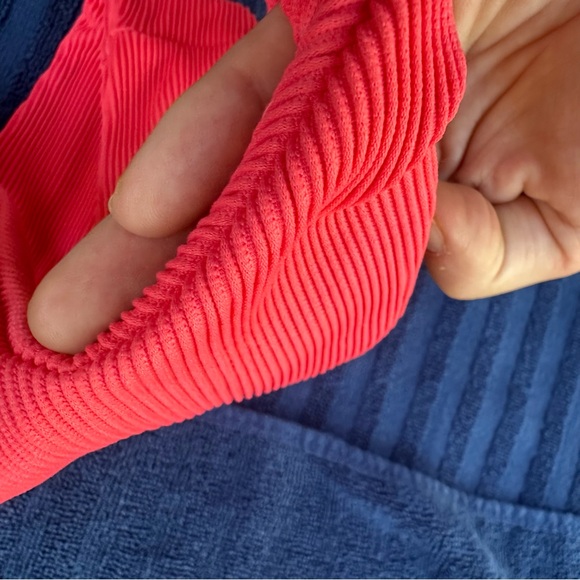 Pink Ribbed Swim Bottom - Picture 3 of 3